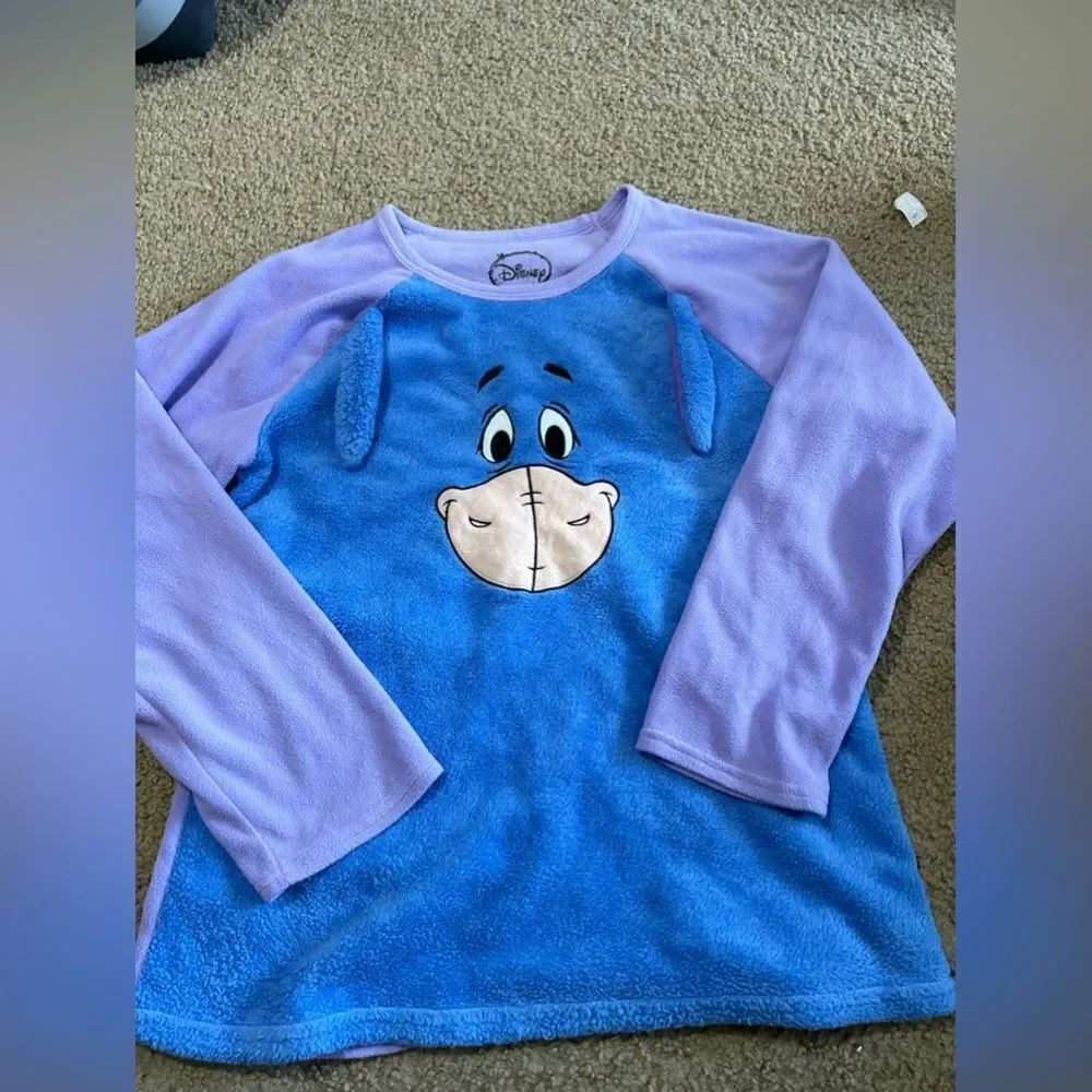 Eeyore Fleece Pajama Shirt